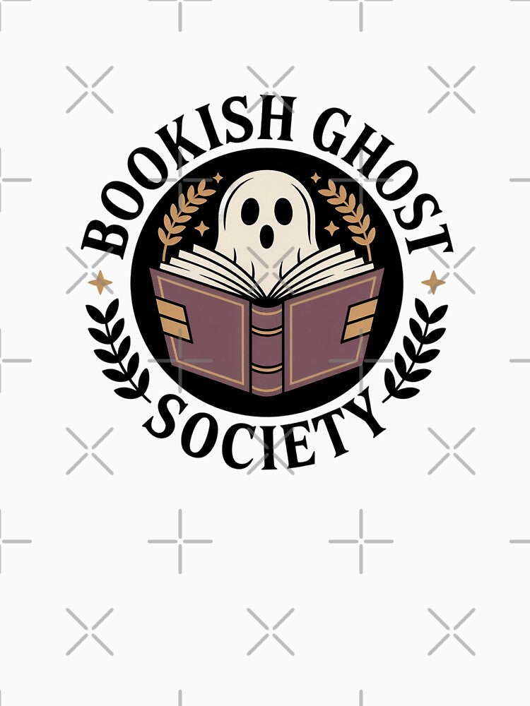 Bookish Ghost Society - Cozy Spooky Badge by MagicWander