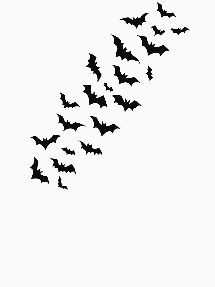 Vintage Halloween Bats – Retro Black Bat Pattern Spooky Gothic Design by NEDRODESIGN