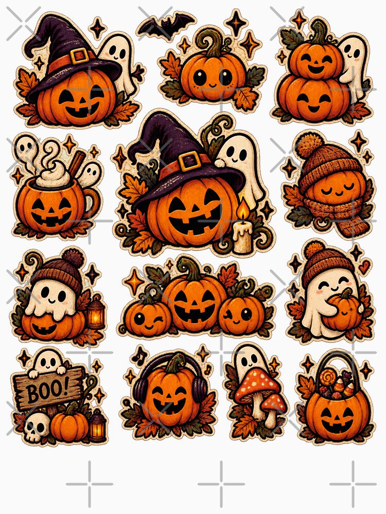 Autumn Spooky Pumpkin by LuveraxArt
