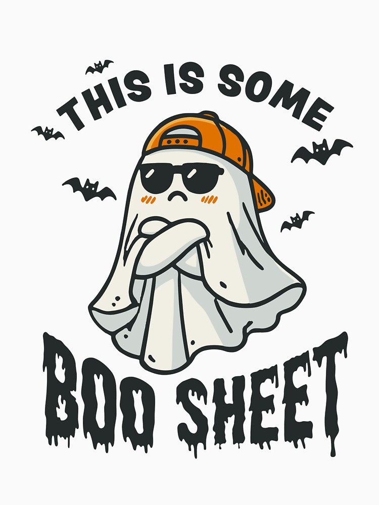 Funny Halloween Boo Ghost Costume This is Some Boo Sheet by Molic