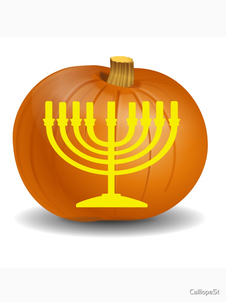 JEWISH PUMPKIN CARVING - HALLOWEEN by CalliopeSt