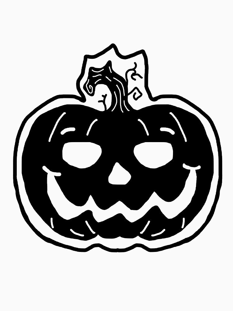 Happy Jack-o-Lantern Black by trudolphi