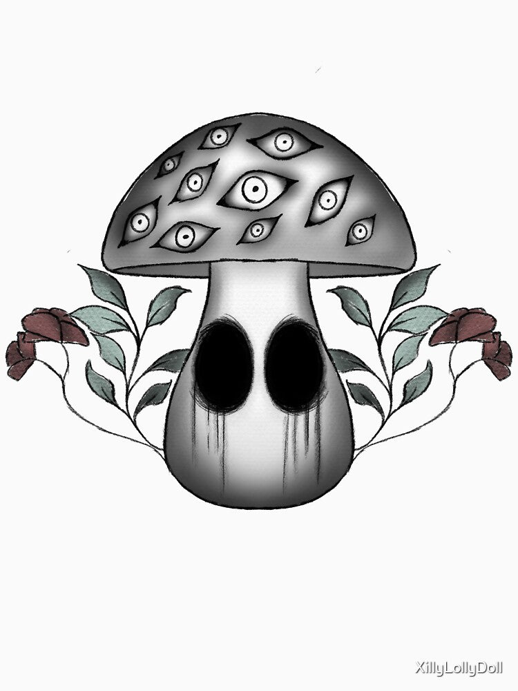 Eye mushroom by XillyLollyDoll
