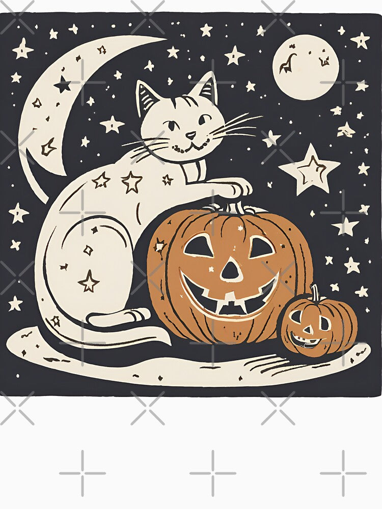 Pumpkin Pals: A Cat and Spooky Delights by TrueBrick