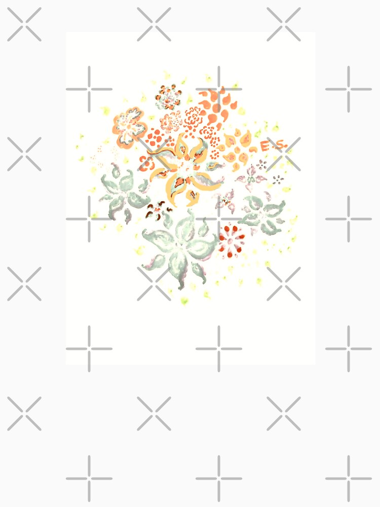 Hand Done Marker Flowers with Digitally Added Fall Colors by Elise by ExceptionallyHumbleArtbyElise (Once known as ElitebyElise)