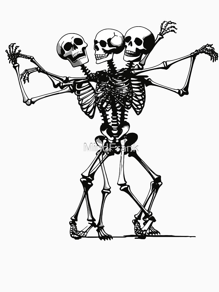 Dancing skeletons by MindFrank