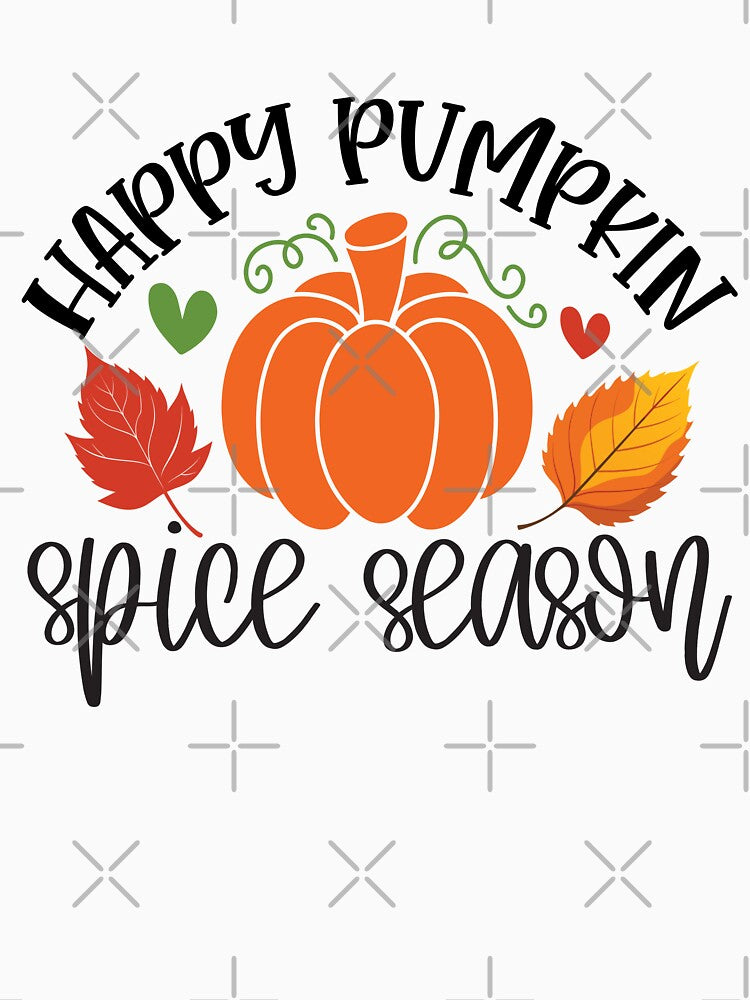 Happy Pumpkin Spice Season Autumn Vibes Fall Design by FuzionRaptor