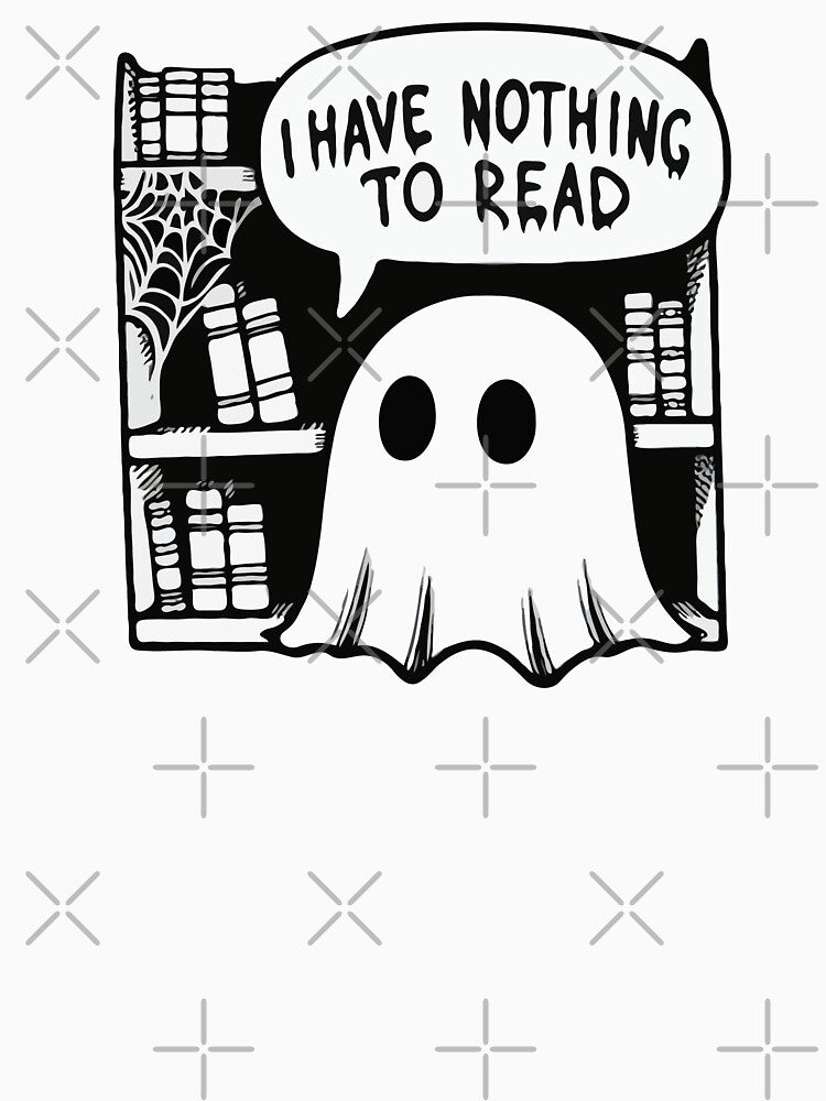 Ghost I Have Nothing To Read by Gkinoki
