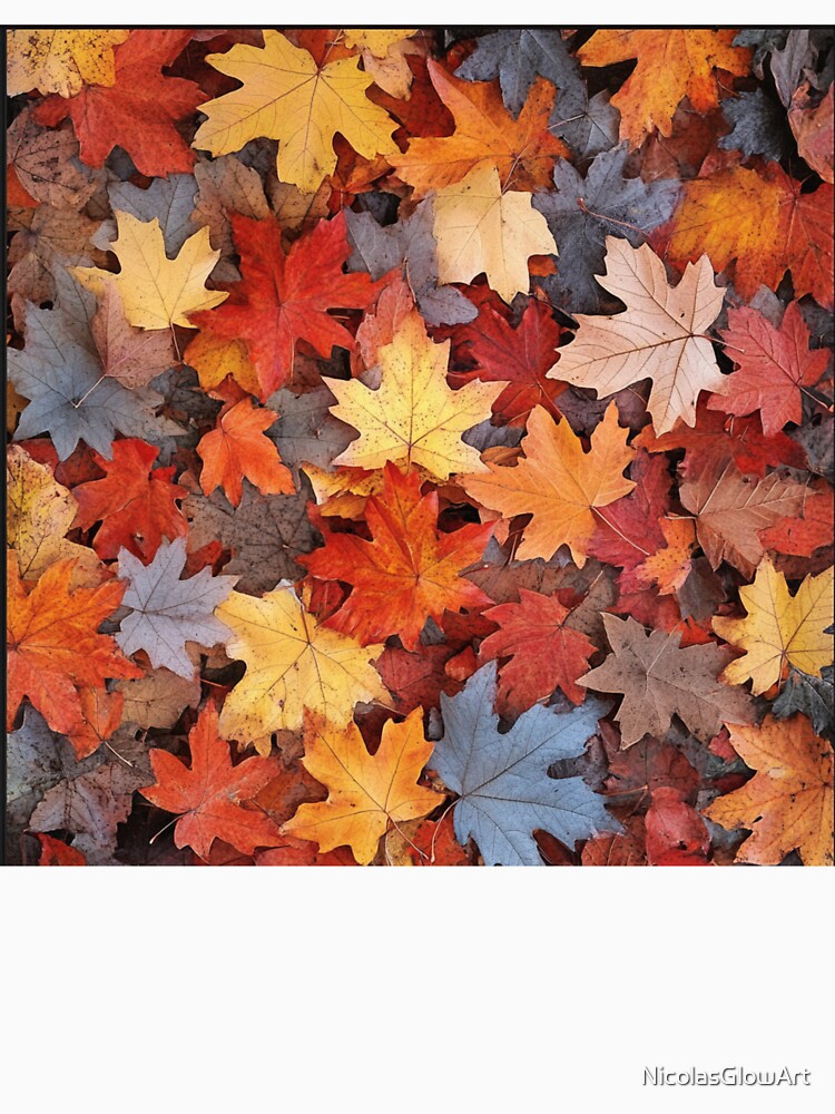 Autumn Leaves Design Pattern by NicolasGlowArt