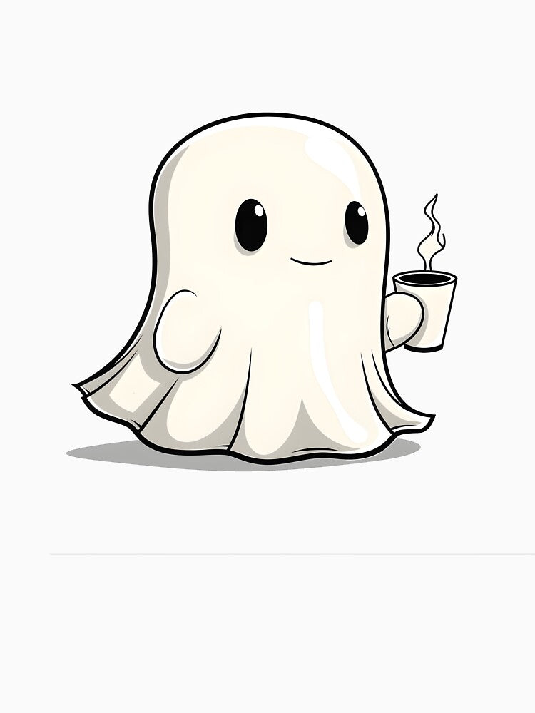 Ghost with coffee by annago2
