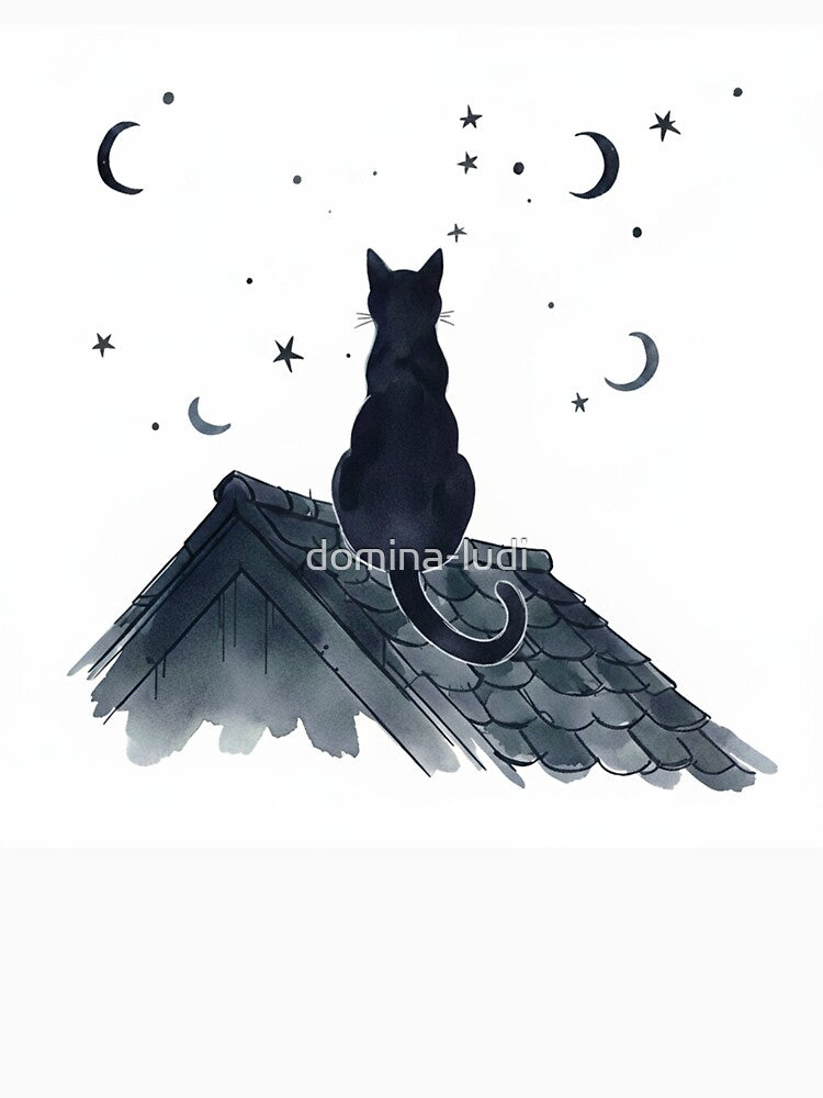 The cat and the moons by domina-ludi