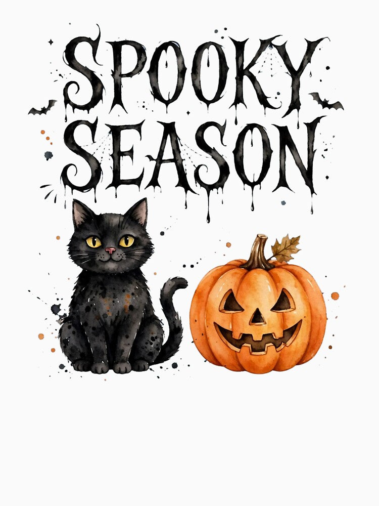 Spooky Season Black Cat Pumpkin – Halloween Cat Lover by ZyVoAli