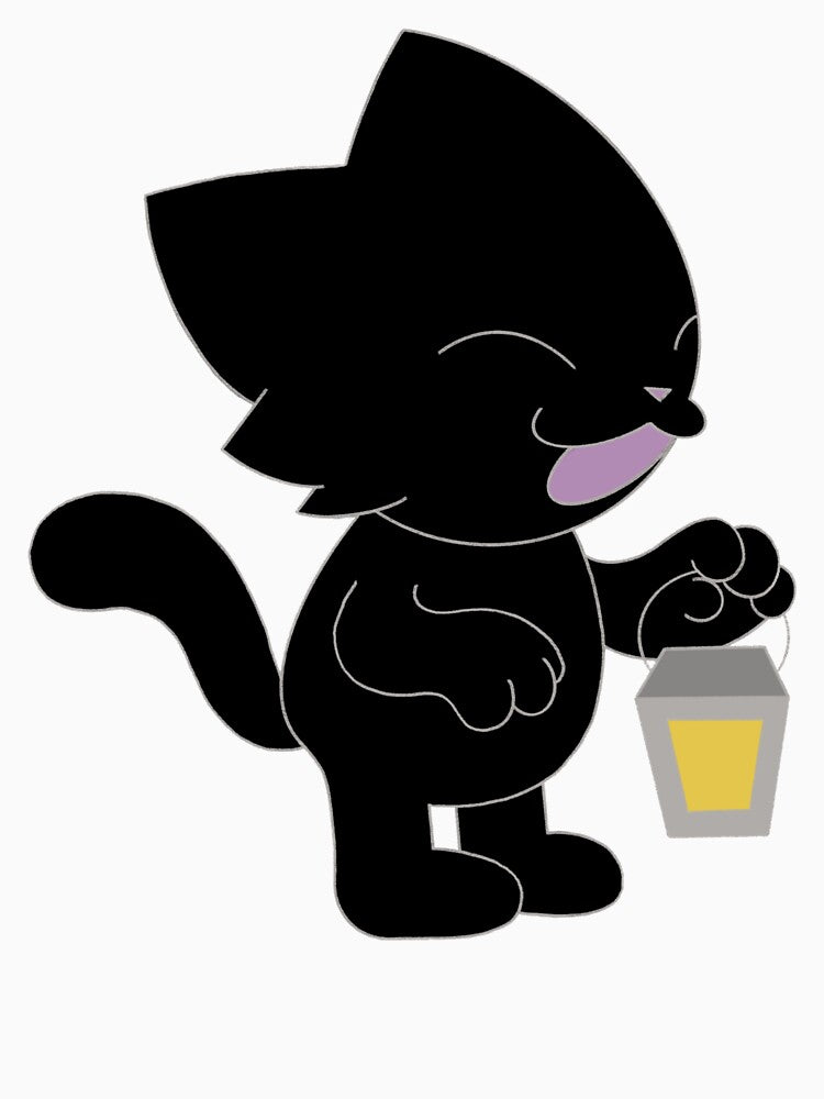 Halloween cat with lantern by LunaLovesTea