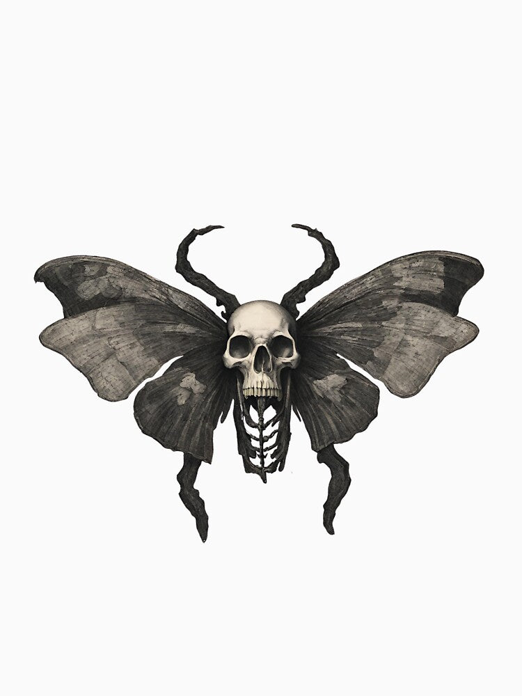 Skull Moth by MetalThreads-UK