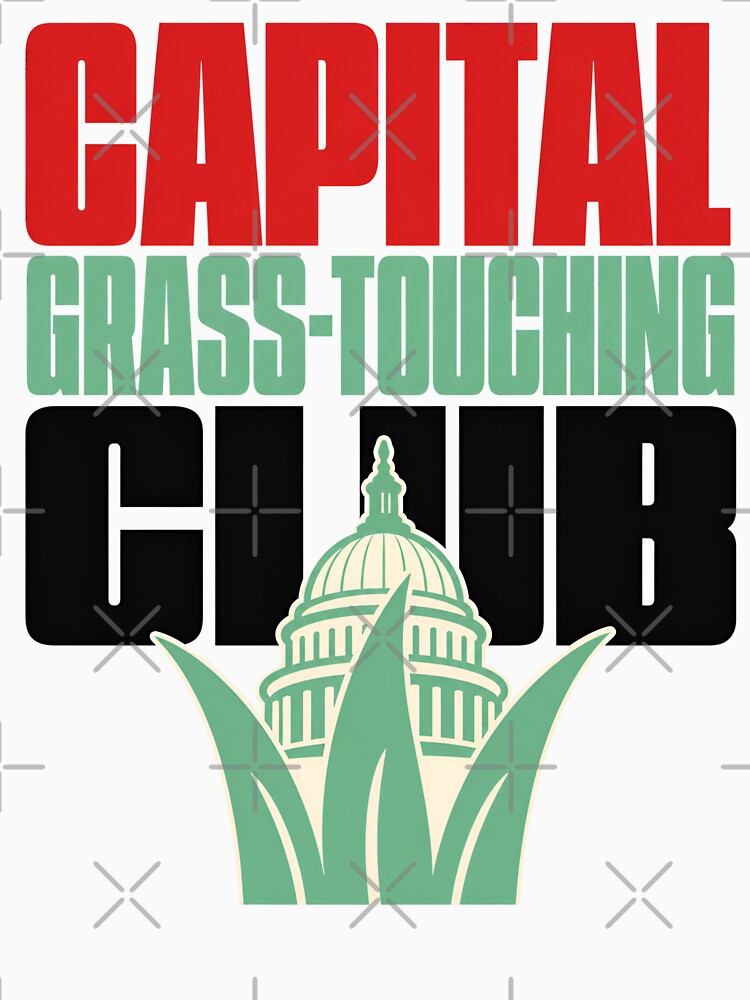 Washington DC Capital Grass-Touching Club by Fenay Designs
