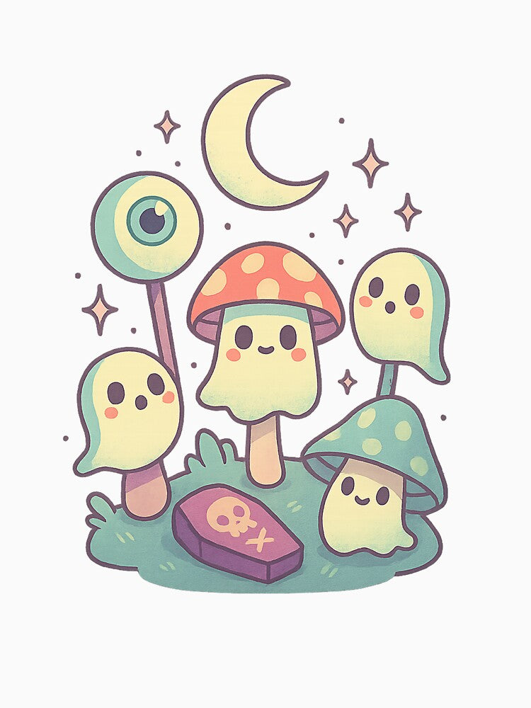 Moonlight Mushroom Spirits by PlanetBoi