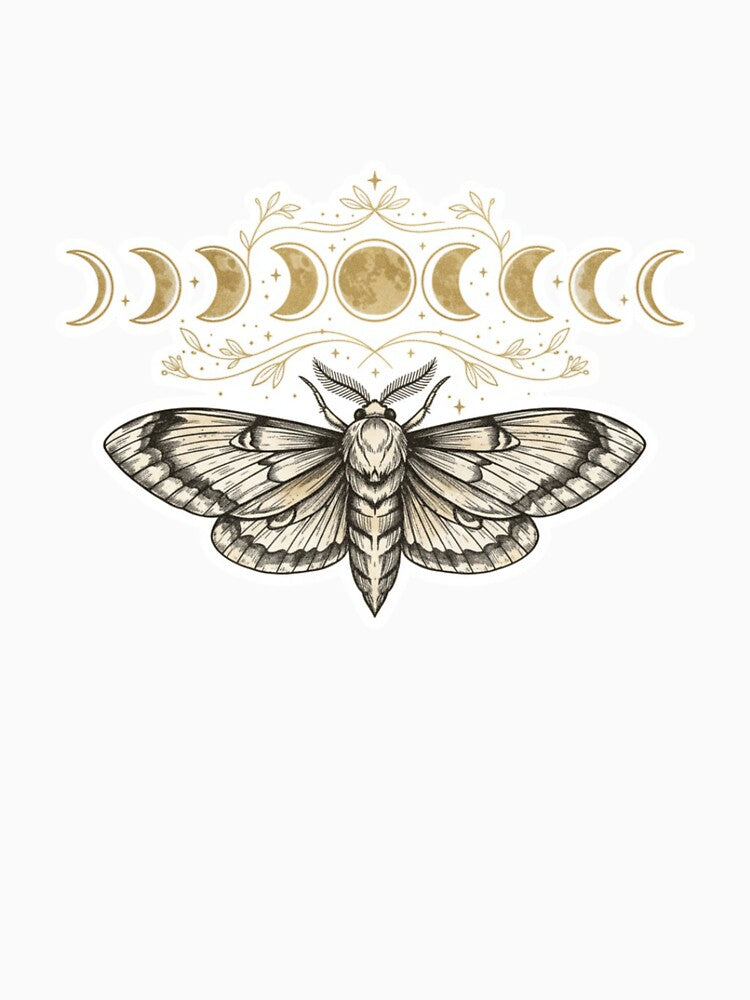 Moon Phases Moth by Zuu hax
