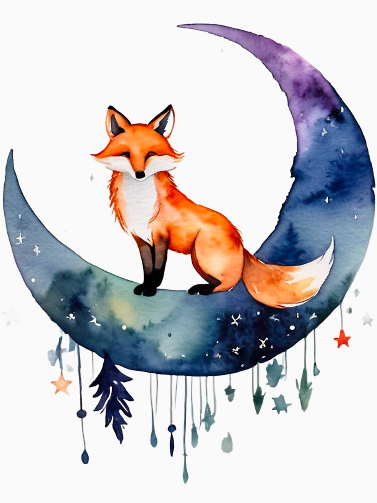 A fox in the moon by SunMoonMarket