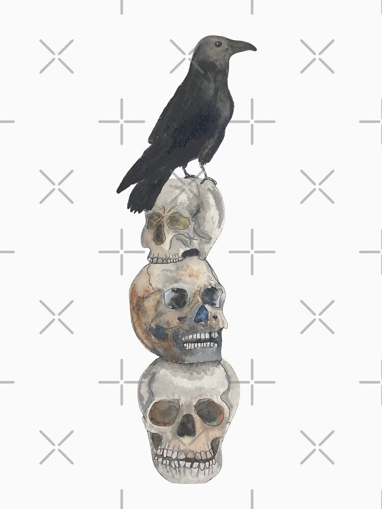A Raven named Poe by LunaNoodleArt