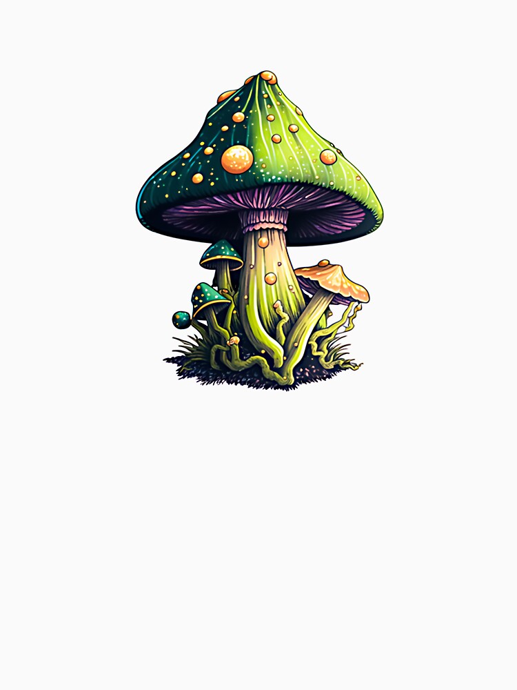 Green Alien Mushroom by theAcollection