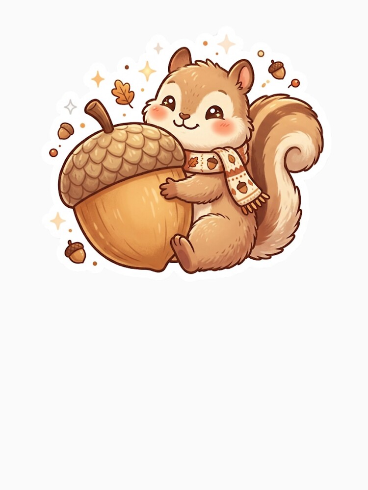 Squirrel With Acorn by Cerys-GS