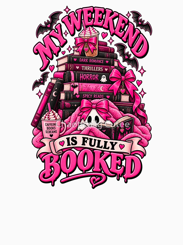 My weekend is fully booked - Spooky Readers Club by Chaotically Cutee