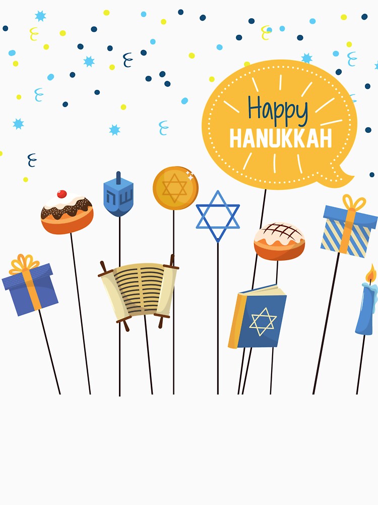 Hanukkah, Happy Hanukkah Face Mask, Happy Hanukkah Menorah, Jewish Gift, Happy Hanukkah Gift, by prteacool
