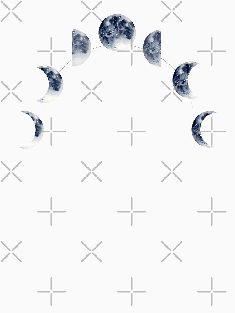 Moon Phases | Watercolor by Harpley Design Studio