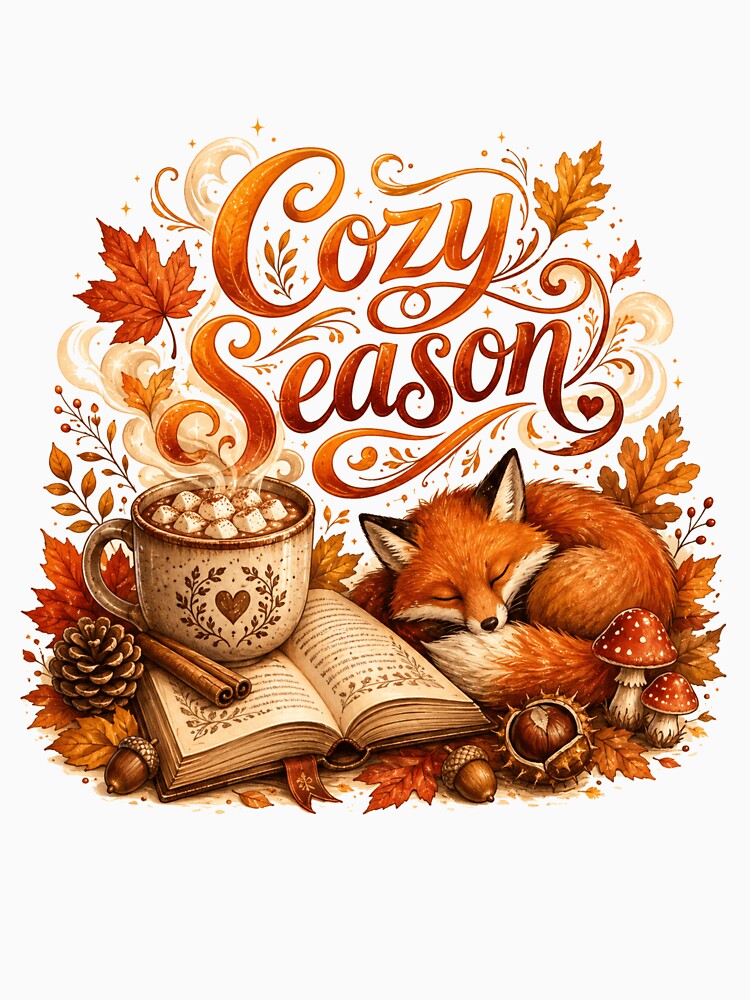Cozy Season – Fox, Books & Autumn Vibes by HeyFajnaLinja