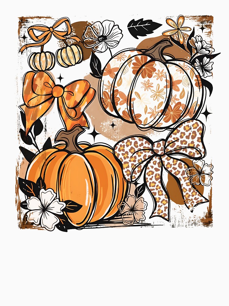 Floral Fall Pumpkin by Felixlagerfeld