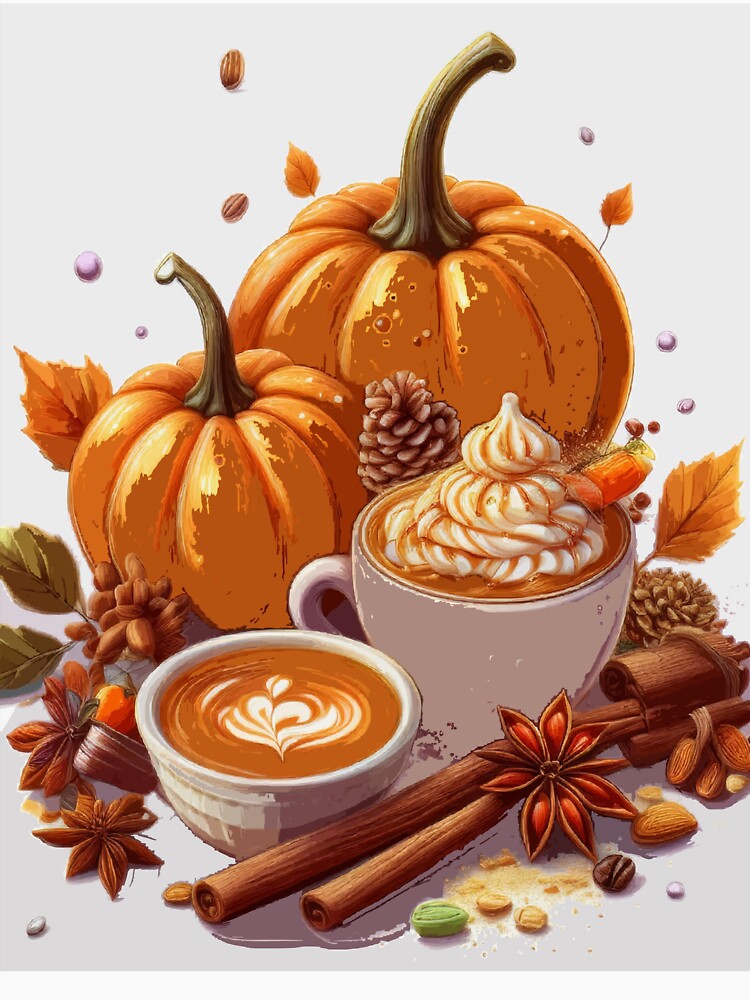 Autumn in a Cup: Pumpkin Spice Everything by bb-15artstudio
