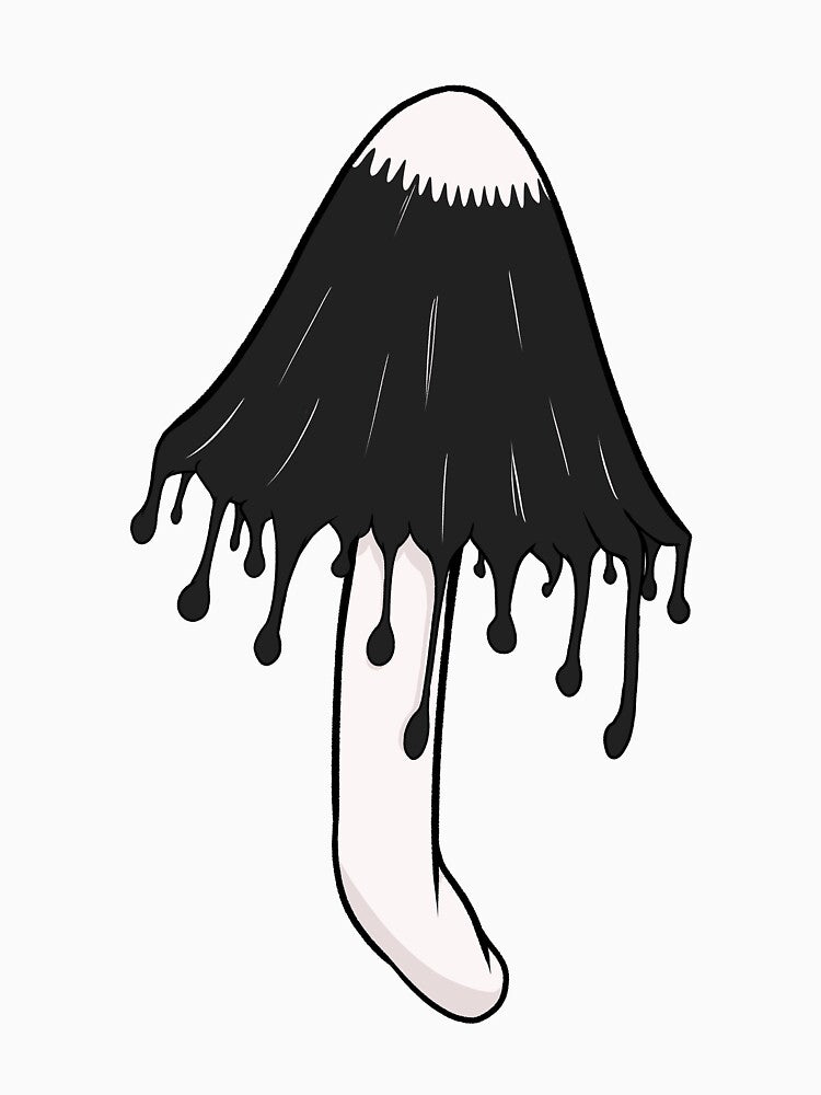 Creepy Dripping Mushroom by CreativeDraws42