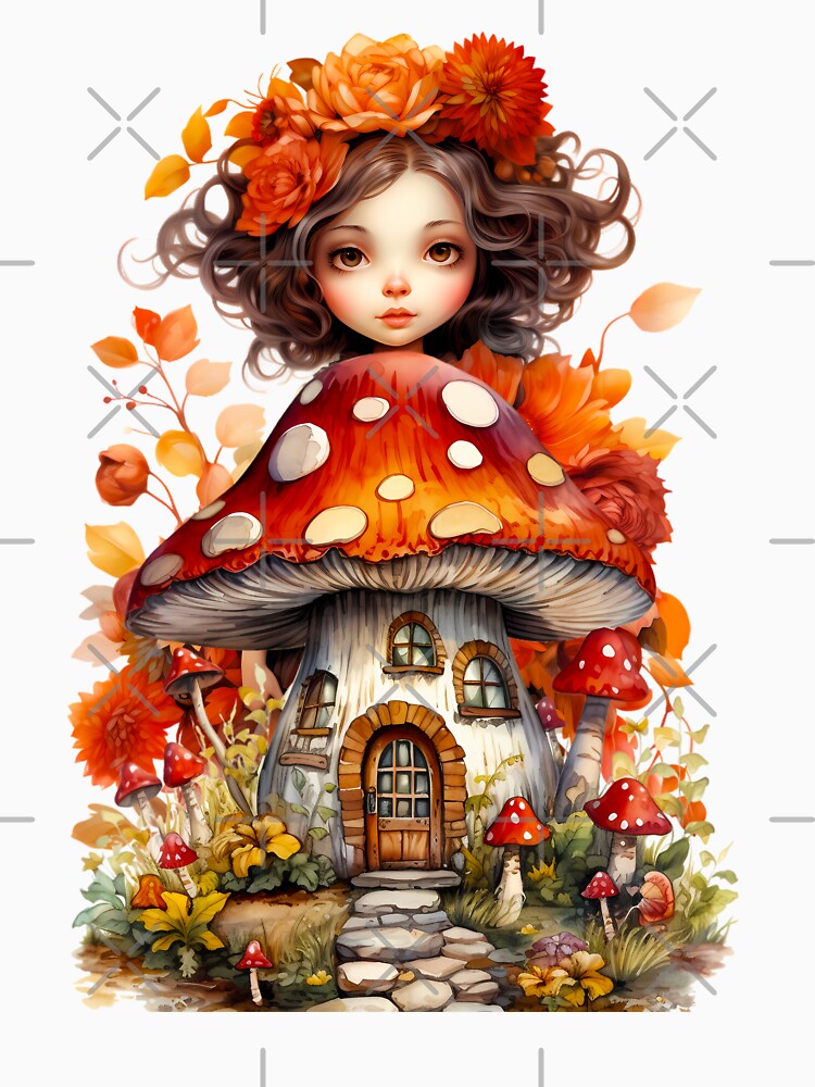 Mushroom Fall girl by haroulita