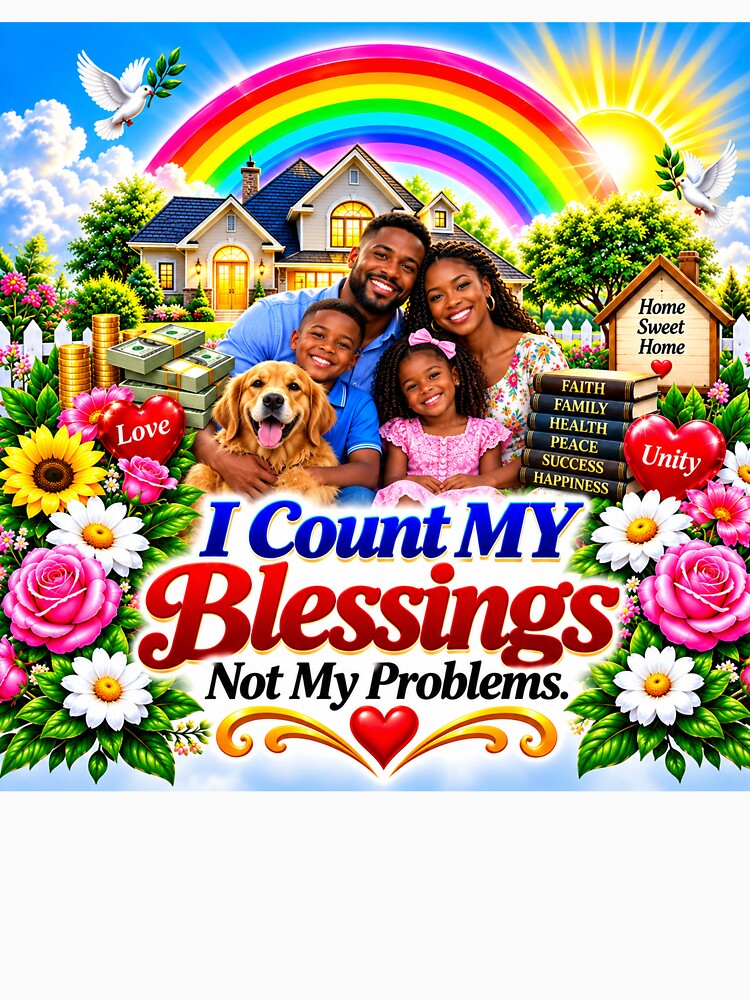 I Count My Blessings Daily. by New Wave Artworks & Odds &Ends