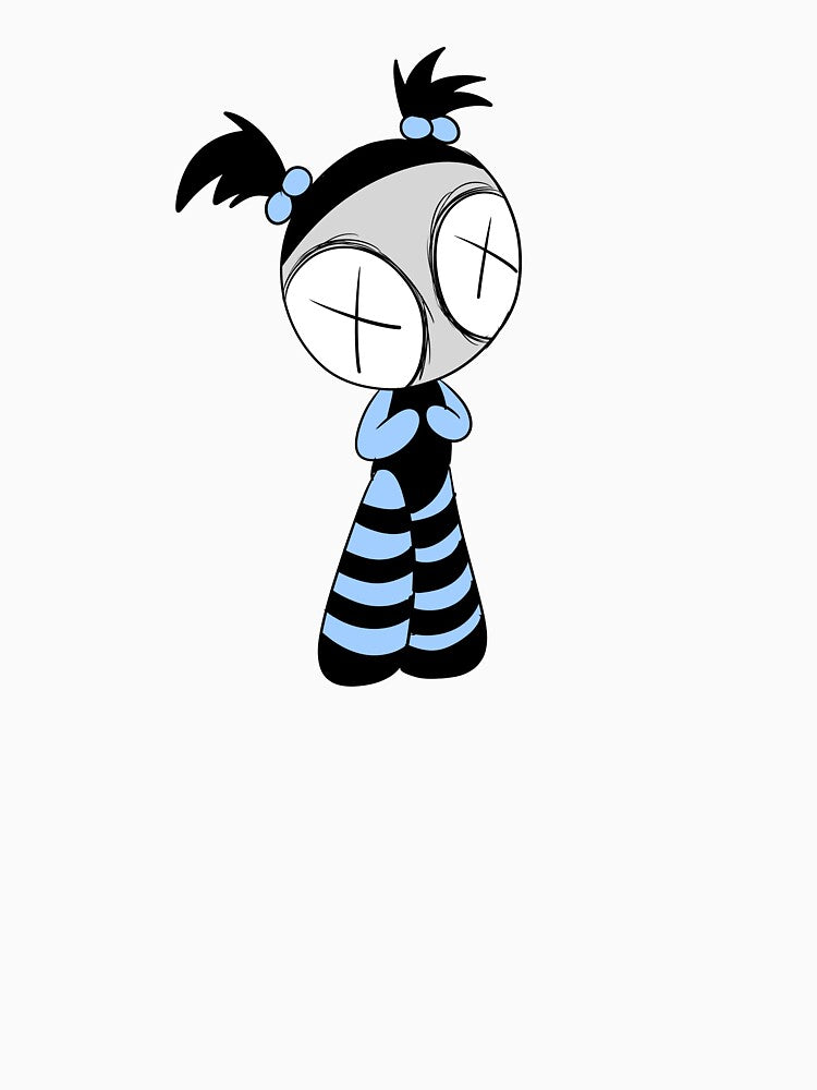 Y2K Goth Doll (blue) by gross-girl99