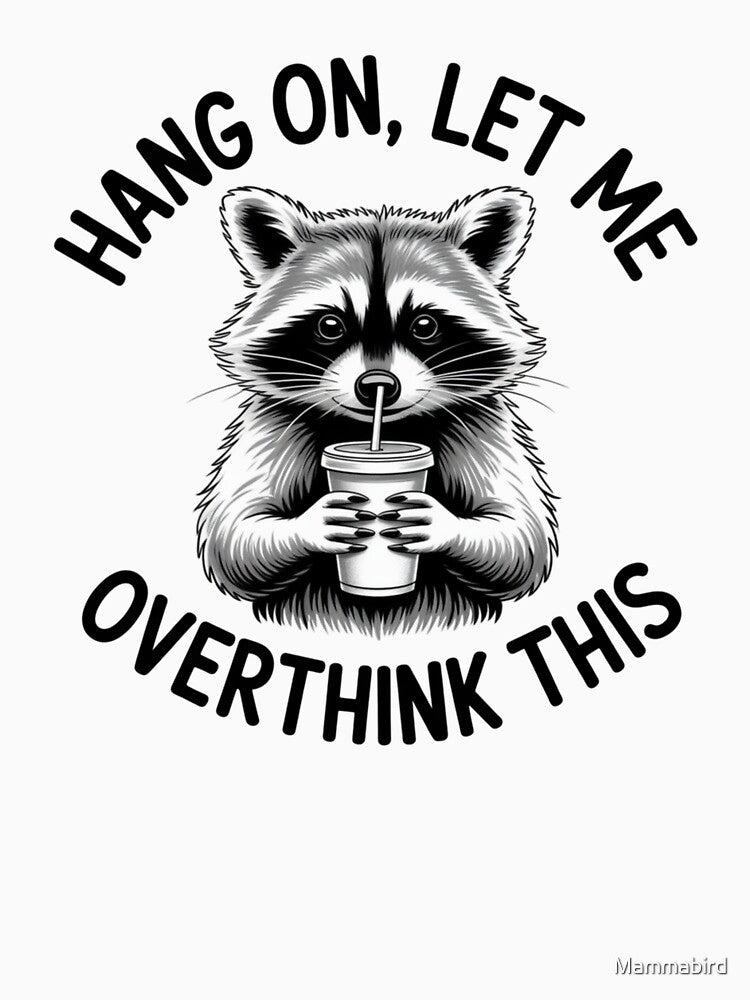 Overthinking Racoon by Mammabird