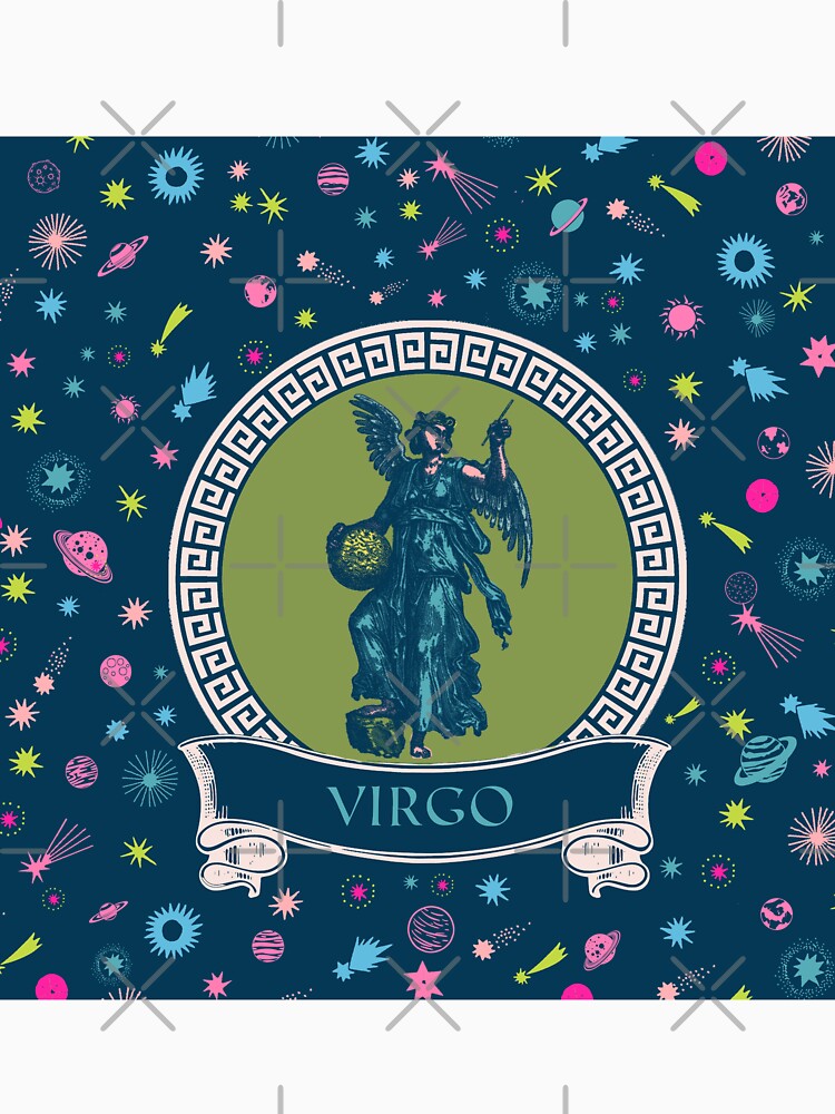 Virgo Star Sign Celestial Art by PrintyBazaar