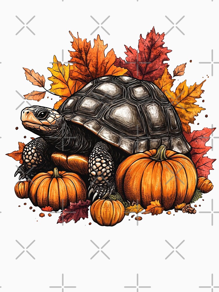 Fall Pumpkins Tortoise by DigitalToast