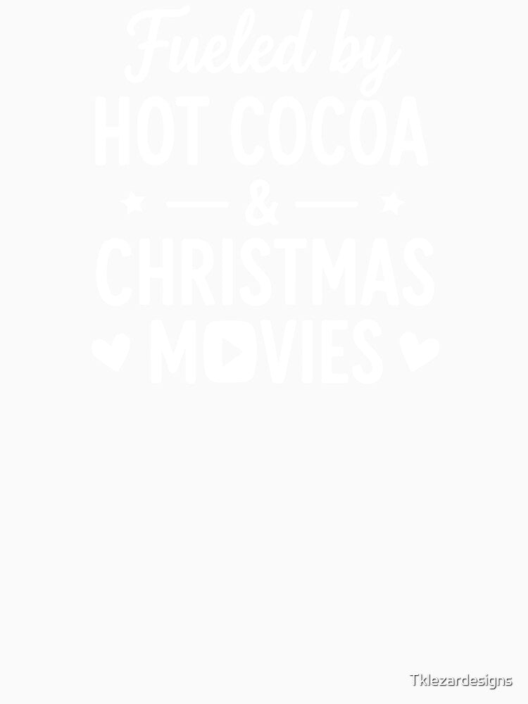 Hot Cocoa & Christmas Movies – Festive Holiday Art by Tklezardesigns