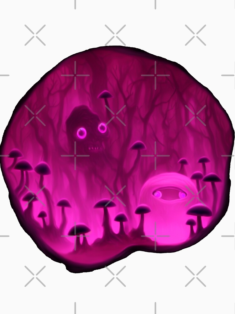 Tree-monster in a mushroom forest XII red by BrachiaST