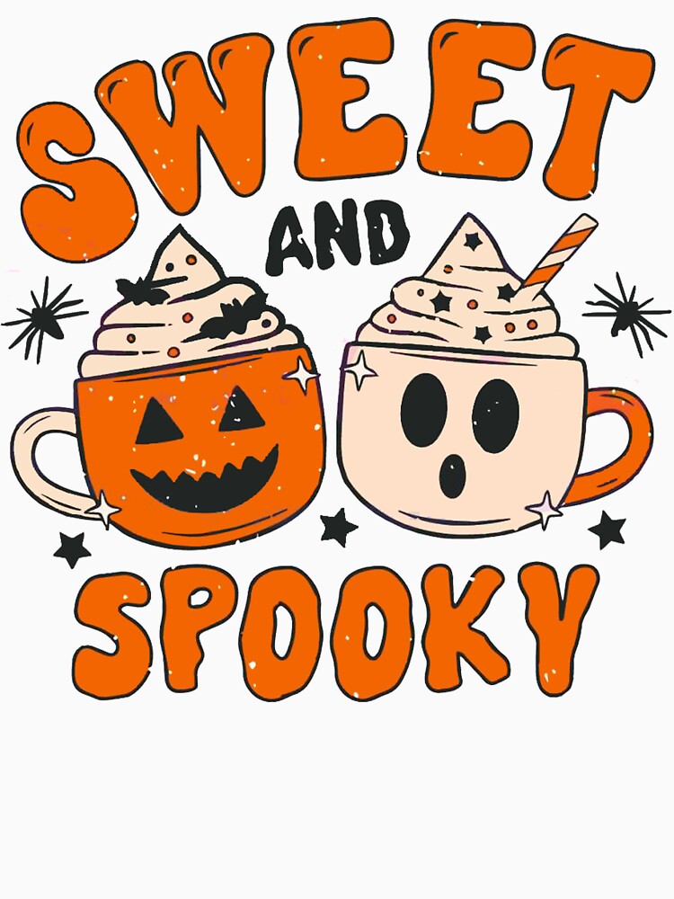 Sweet and Spooky Cute Halloween Retro Halloween Pumpkin Spice Fall by ghazalish