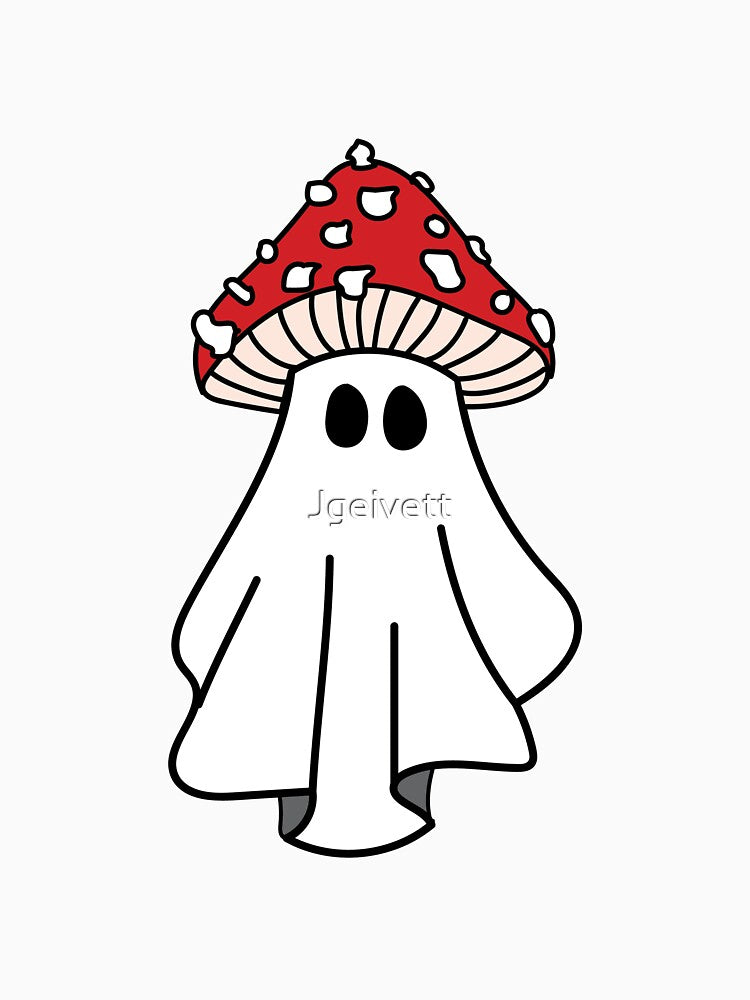 Mushroom Ghost by Jgeivett