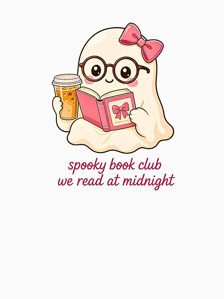 SPOOKY BOOK CLUB GHOST SHIRT by EasyTake
