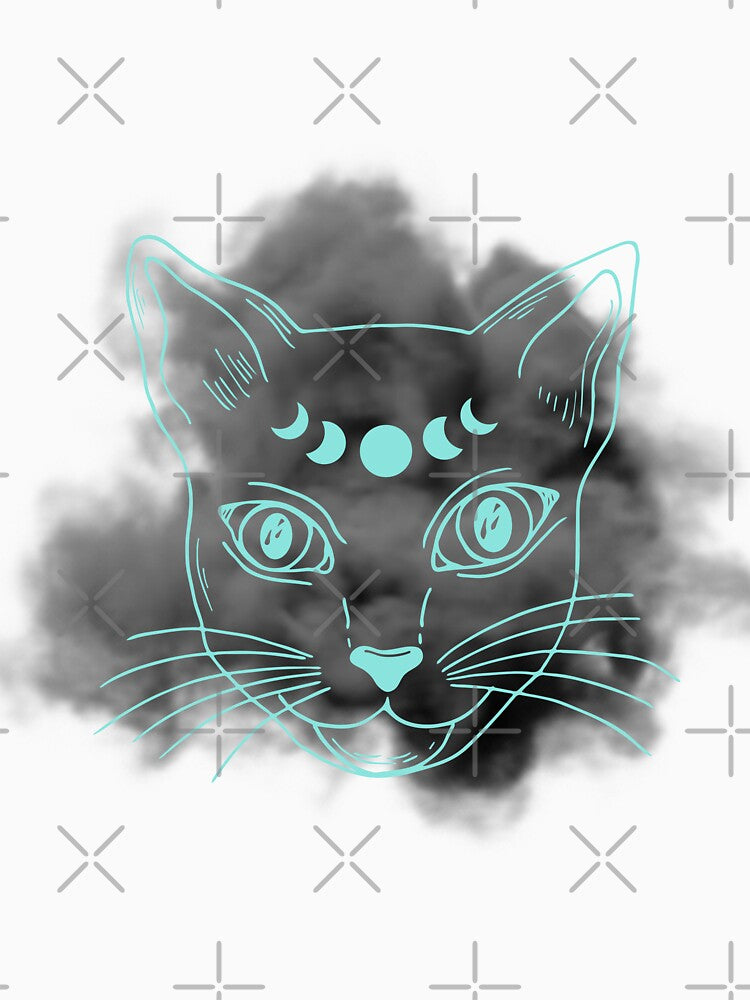 Moon Phases Cat by Kelsey Gideon