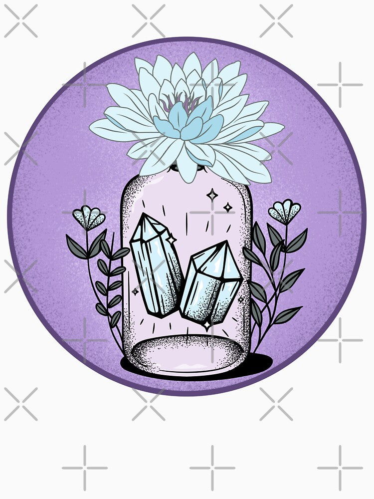 Crystal in bottle by Moniartprints