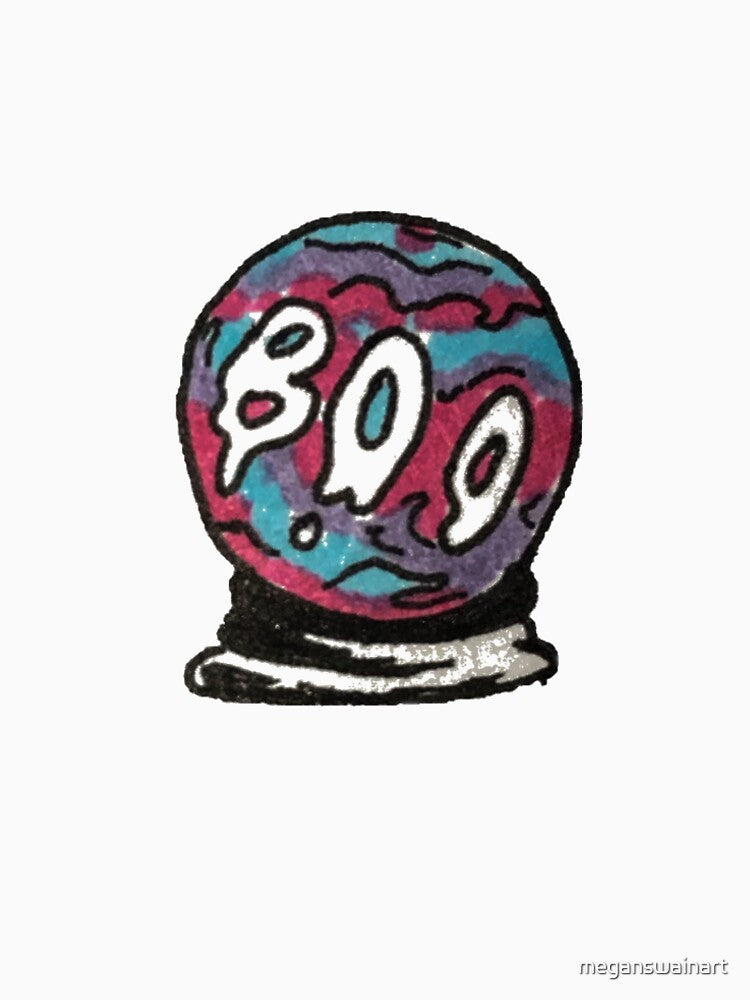 Boo Crystal Ball by meganswainart