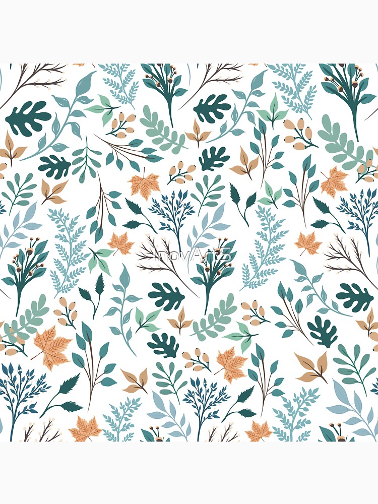 Elegant Fall Foliage Autumn Greenery by InovArtS