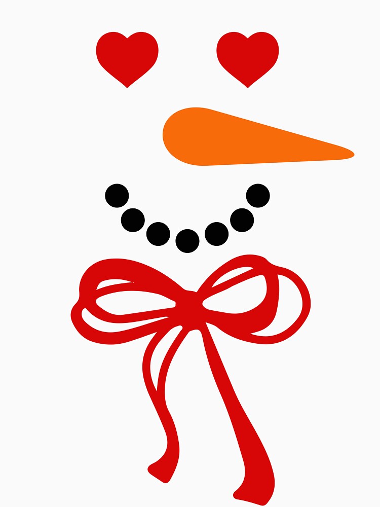 Snowman Girl Face For Girls Christmas Winter by ColourTrials