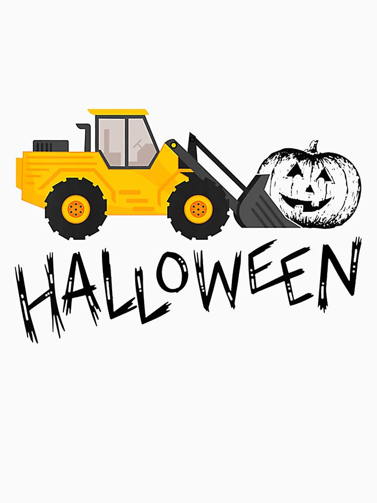 youth halloween tractor pumpkin by sunxmoon12