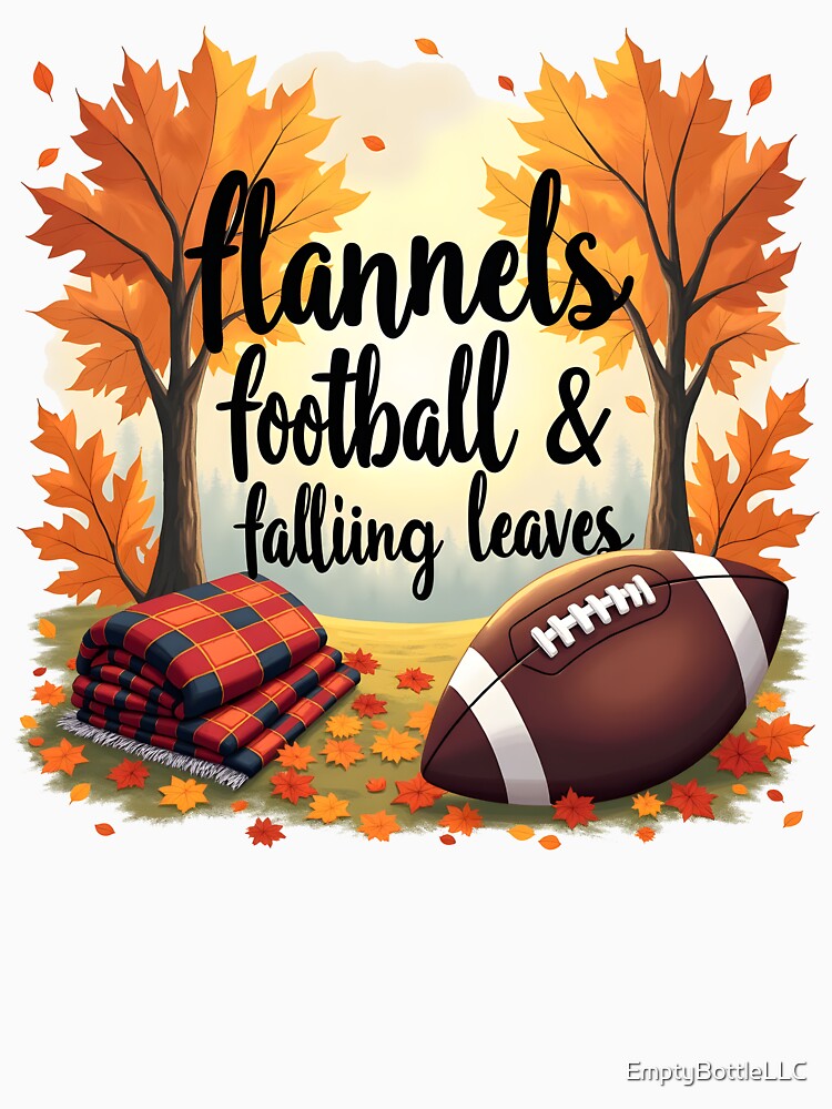 Flannels, Football & Falling Leaves by TheEmptyBottleStudio